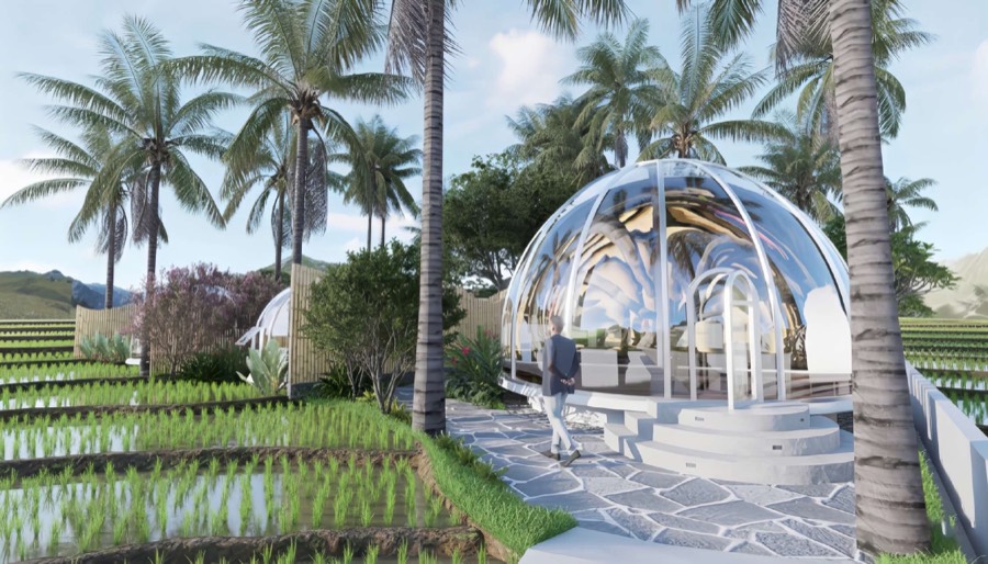 Bali, lobby w dzień